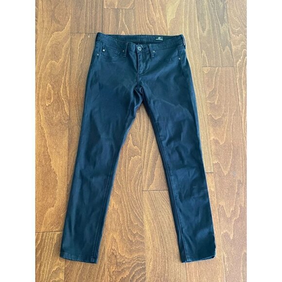 Ag Adriano Goldschmied Denim - Adriano Goldschmied Skinny Jeans Dark Wash High-Rise Zip-Fly Casual 25